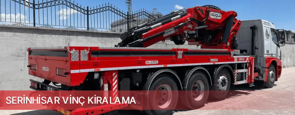 Serinhisar İlçemi Vinç Kiralama